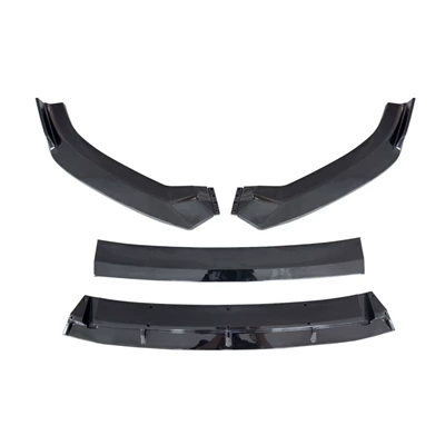 Suitable for Audi A3 Front Big Surrounded - 17-20-sports-fashions3-four-stage-glossy-black