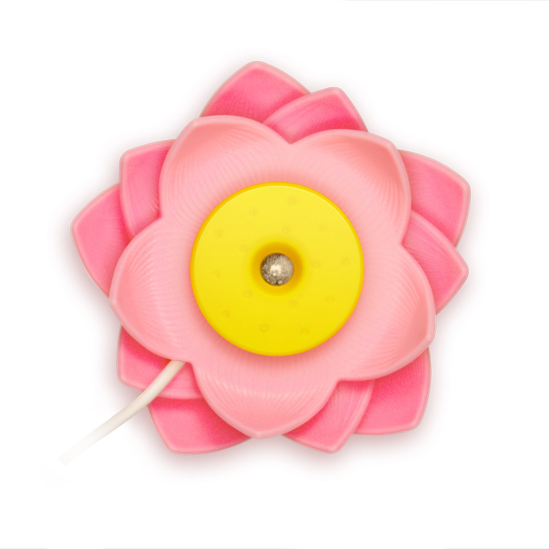 (2개) 작은 미니 아로마 테라피 물 제조 업체 대외 무역 휴대용 창조적 인 연꽃 가습기 USB 분무기 침실