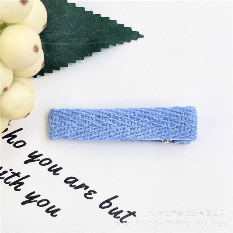 Todo incluido 3.5-5 cm doble bifurcación material diy medio paquete de clip de pelo manual borde clip de boquilla clip de accesorios para el pelo clip inferior