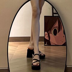 高跟涼拖鞋2024年夏季新款時尚百搭夾趾厚底防滑休閒高跟人字拖潮