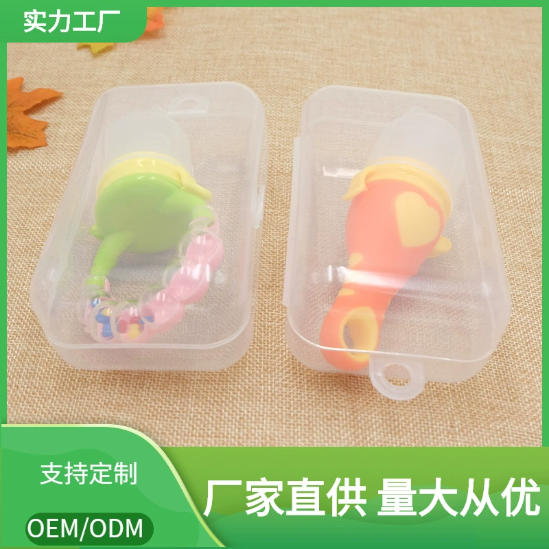 PP прозрачная пластиковая коробка олень Прорезыватель коробка для хранения медицины Фидер Прорезыватель Коробка прямоугольная коробка для хранения