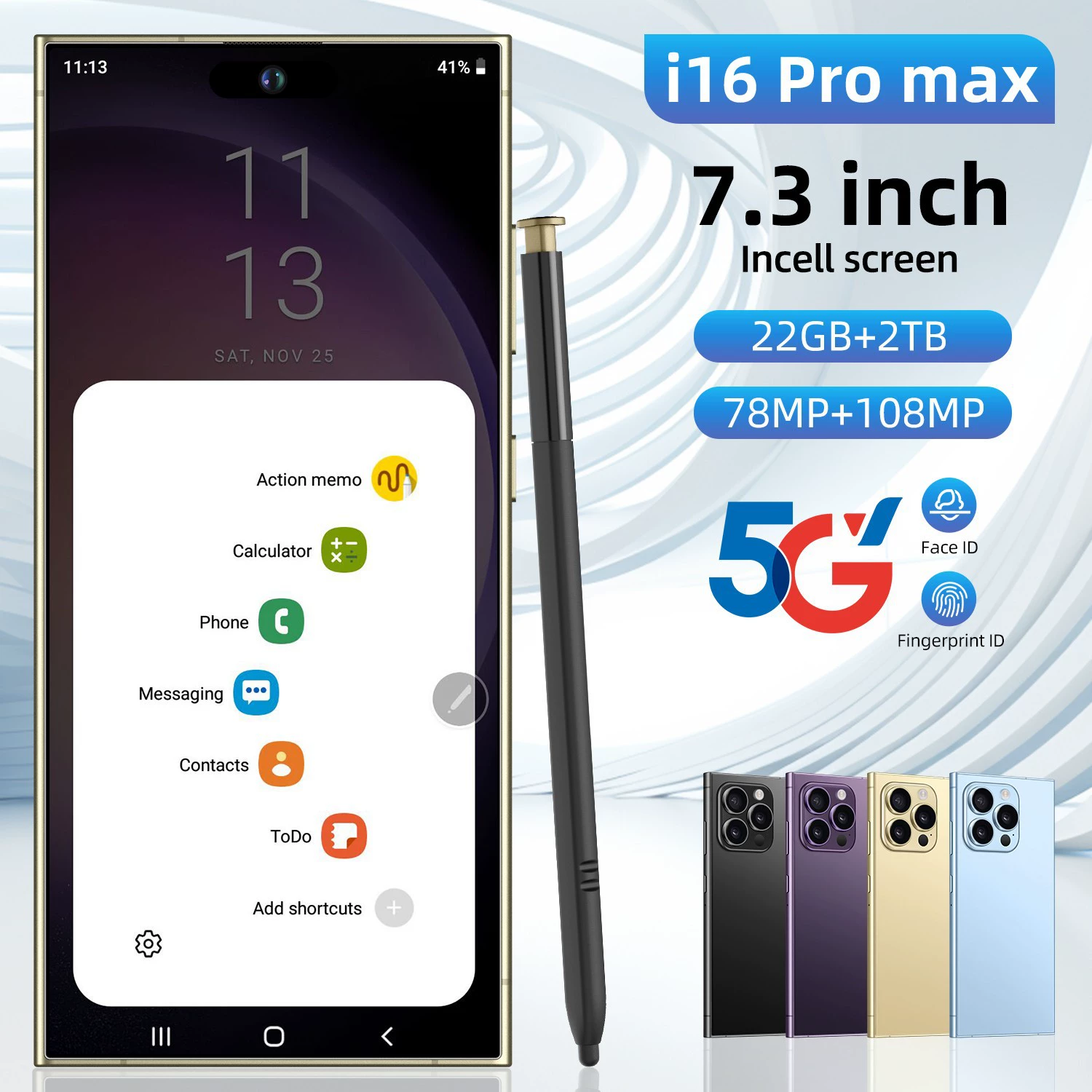 Умные часы, мобильный телефон, Intel Core i16, 16ProMax, Android, 3 дюйма, 16ГБ