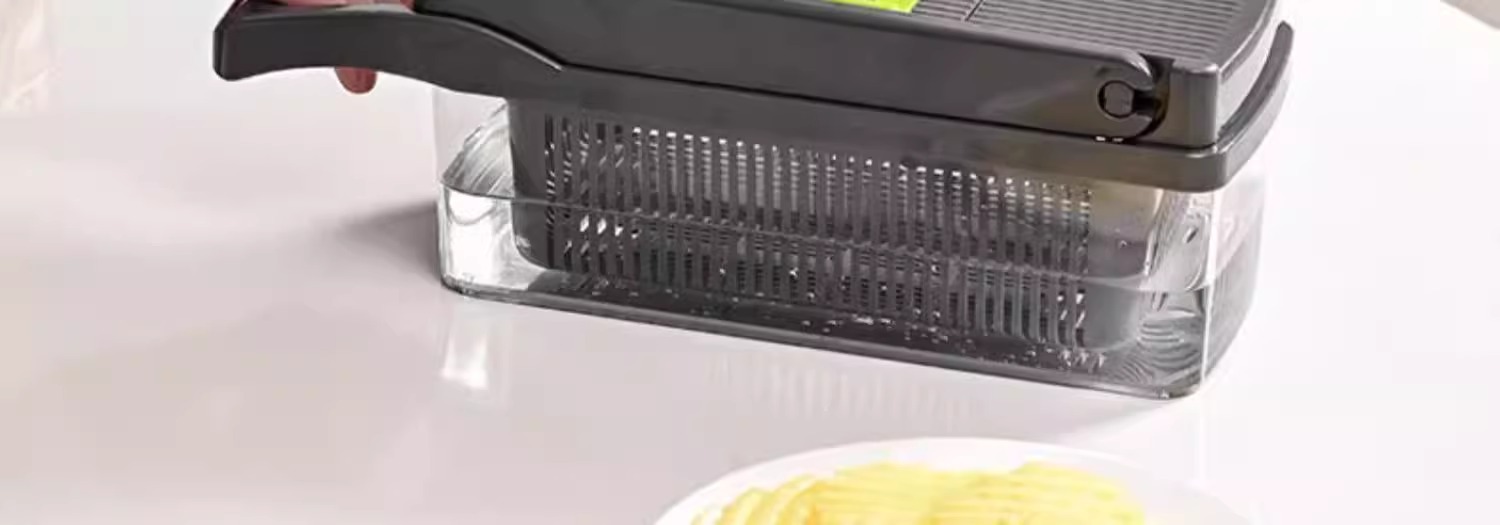 16-in-1 Multifunctional Vegetable Cutter Cross-Border Chopping Tool Fruit and Vegetable Slicer Potato Shredder Kitchen Home Use