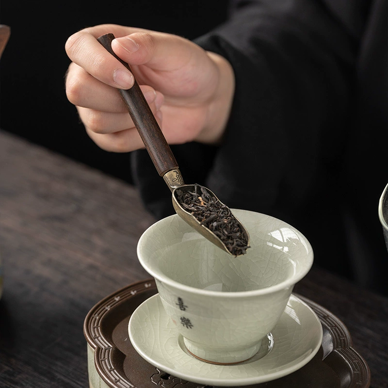 Ge Kiln Чайная церемония Six Gentlemen Чайное основание Инструменты настоек Kung Fu Набор аксессуаров Чайная церемония Канцелярский карандаш точилка ложка
