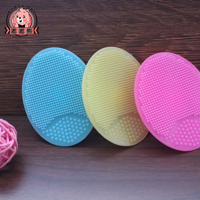 Щетка шампуня силикона младенца щетки массажа щетки чистки ванны младенца фабрики медведя Дуду Эксфолятинг очищая