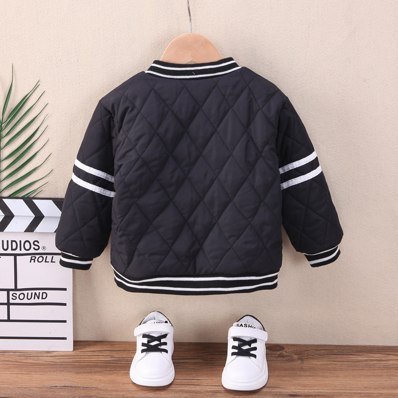 Nowość Replenishment Dziecięca bawełniana kurtka typu bomber Top Chłopięca i dziewczęca sportowa kurtka zimowa dla niemowląt_voghion.com