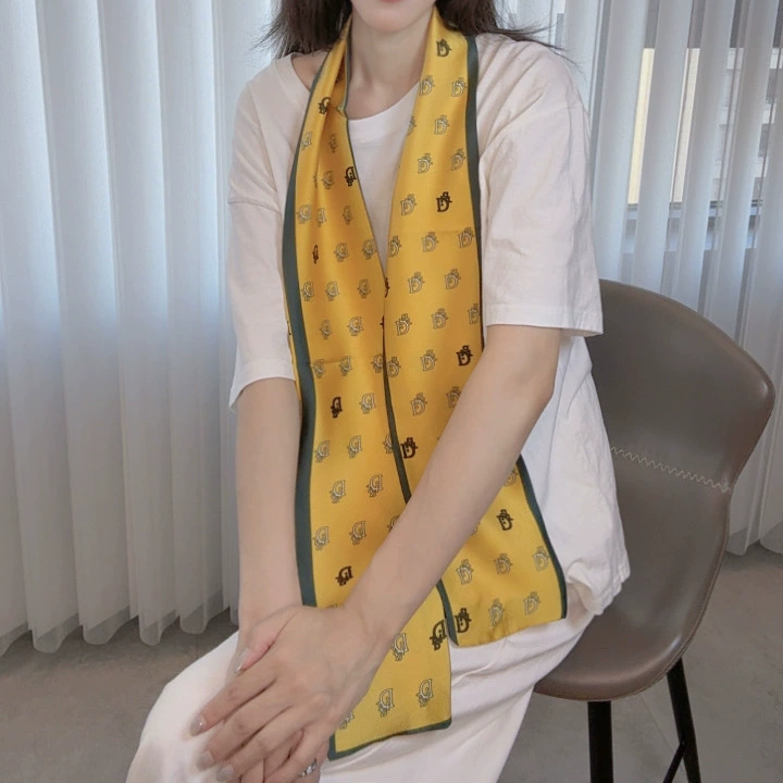 Silk Scarf Hairband (Suhang) long streamer 89×3.8 cm, lightweight gift box option