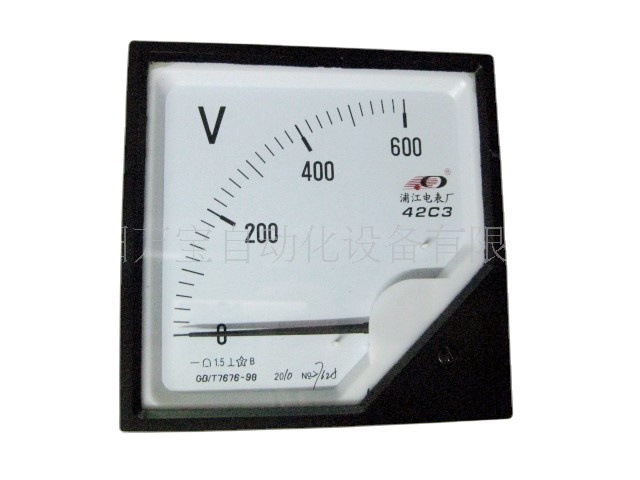 供应 小表头 机械表头 指针表 指针机械电压表42C3 600V(图)
