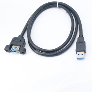 in stock usb3.0 extension cord with ear screw hole can be fixed USB3.0 male to female data line all copper