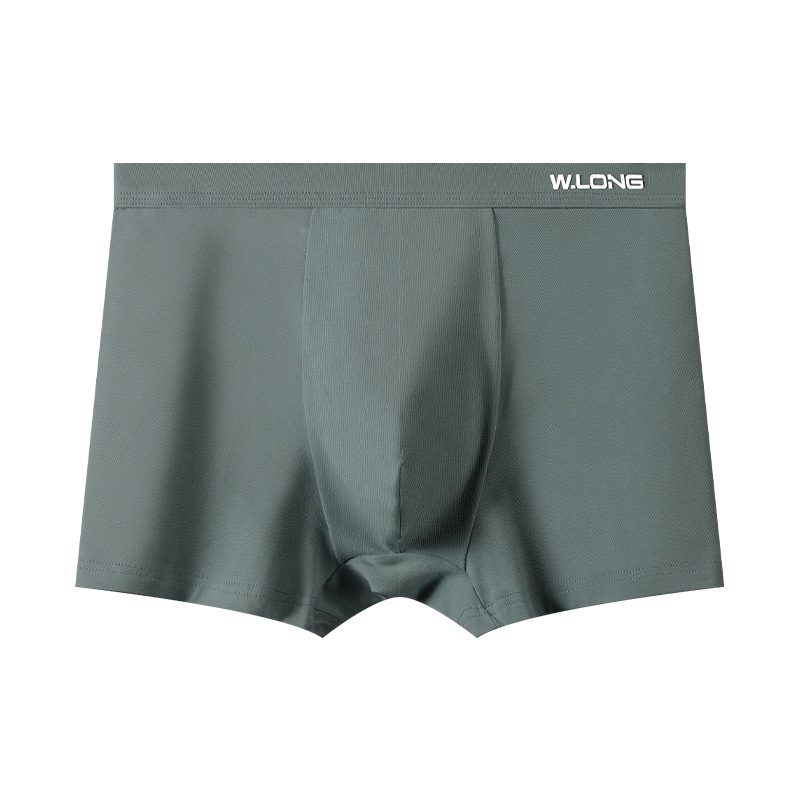 Pantalones interiores de algodón para hombres, verano transpirable 10A antibacteriano, cómodo color sólido, negocios juveniles, pantalones cortos grandes para hombres