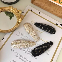 小香風軽豪華水滴ヘアクリップ