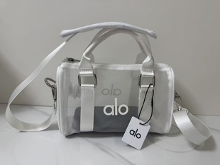 Alo Yoga Transparent Mesh Bag Luggage Bag Yoga Fitness Bag Sports Women's Bag Outdoor Fitness Bag Travel Crossbody Bag