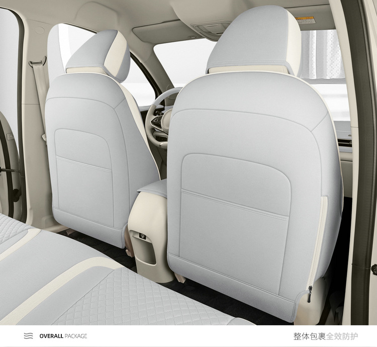 24 Euler Good Cat Seat Cover All-inclusive Autumn and Winter Four Seasons Fabric Linen Seat Cover Interior Modification Special Car Cushion