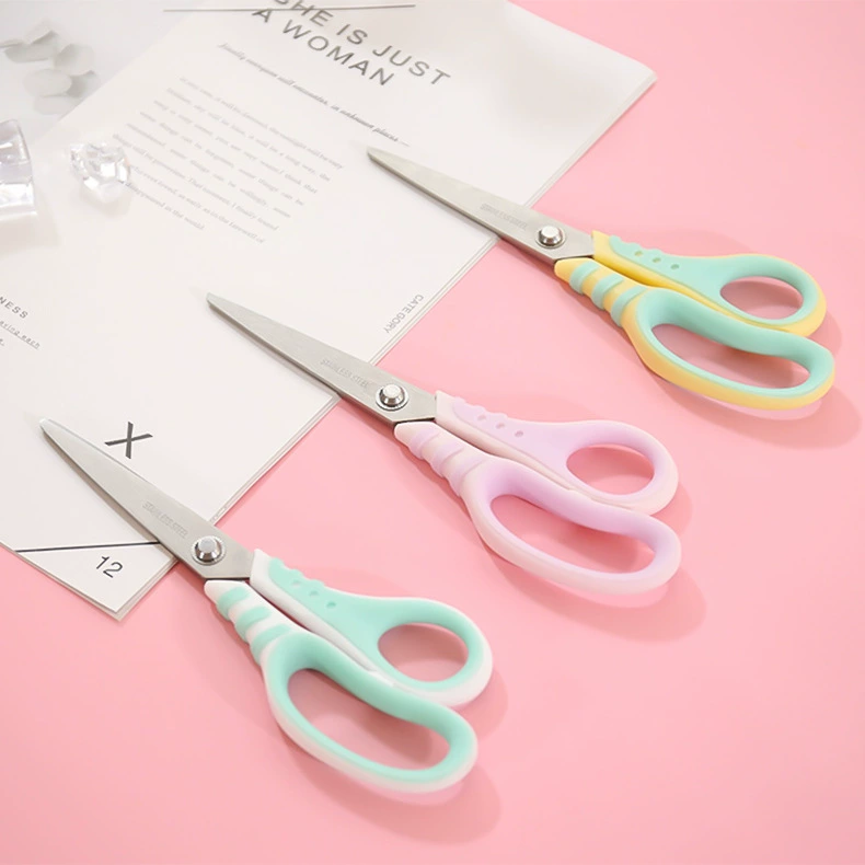 欧乐 Stationery specific business office scissors student handmade scissors household scissors kitchen scissors multi-purpose scissors pointed scissors