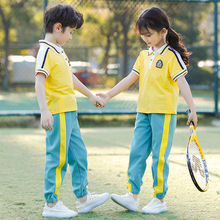 学生校服班服春秋套装男女童新款英伦运动风校服幼儿园园服三件套