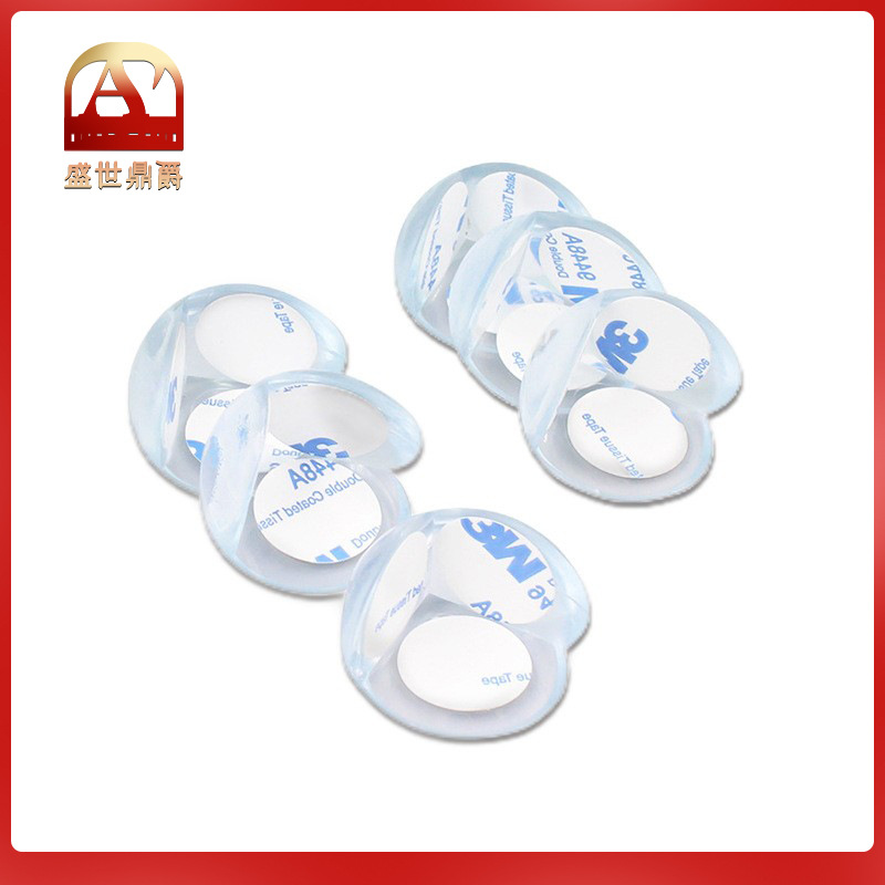 Thickened Table Corner Transparent Silicone Anti-collision Corner Anti-collision Corner Protective Cover Table Coffee Table Children's Bag Table