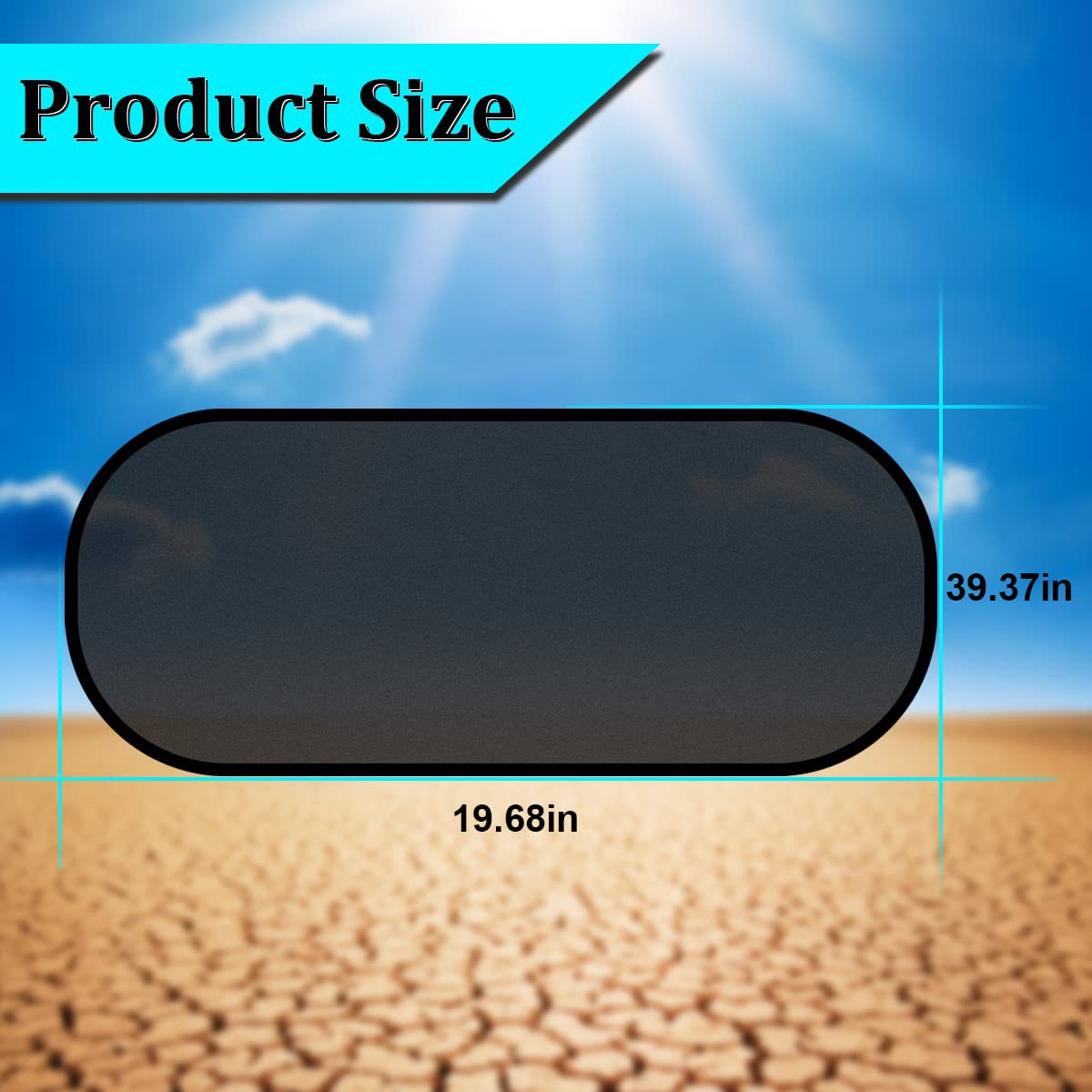 Mesh Rear Car Sunshade Summer Sun Protection 100*50cm Insulated Keychain Black Suction Cup Car Sunshade