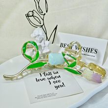 夏季美人画卷郁金香抓夹后脑勺夹子头饰发夹气质鲨鱼发夹发饰混批