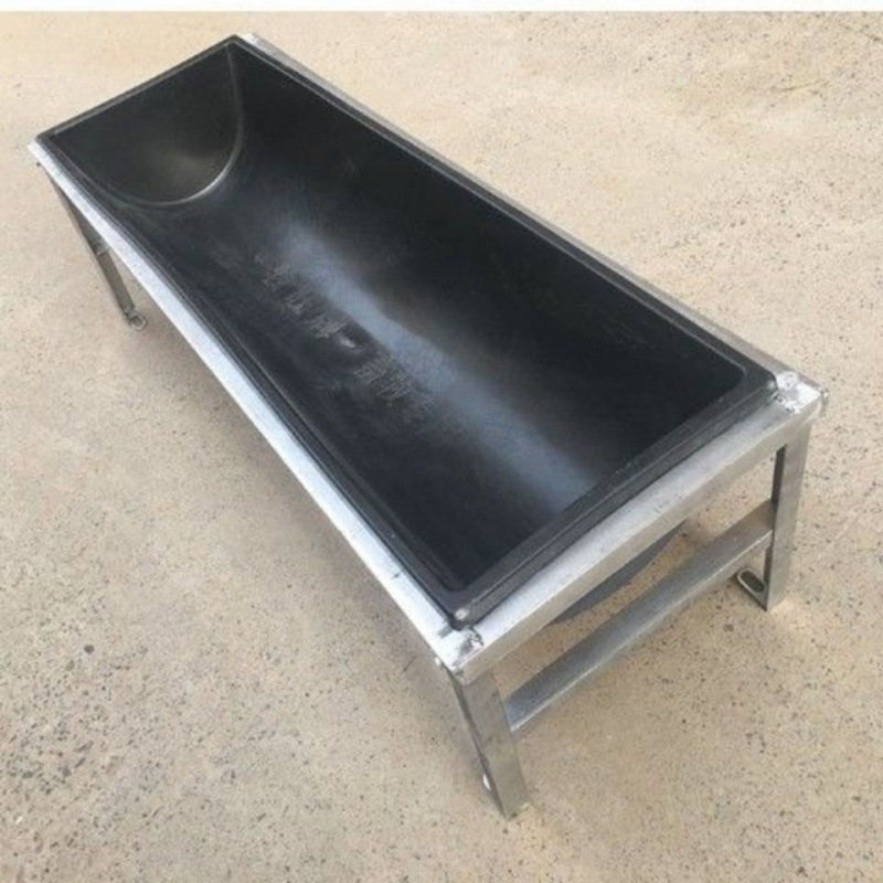 Pig trough Food trough Large Bracket Water Feed Manger Drink plenty of water Plastic breed equipment Cattle Supplies Manufactor