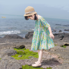 Children's Summer Dress 2024 New Lightweight Cooling Comfortable Princess Skirt