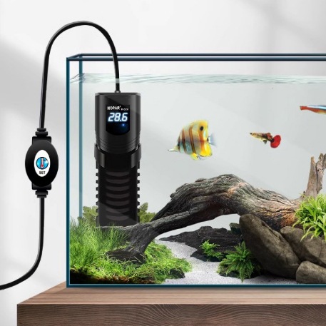 海霸鱼缸防爆加热棒超短加热棒大功率加热棒PTCH-328电子控温数显