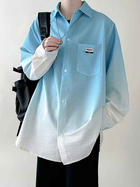 Retro demi-season design shirt for leisure