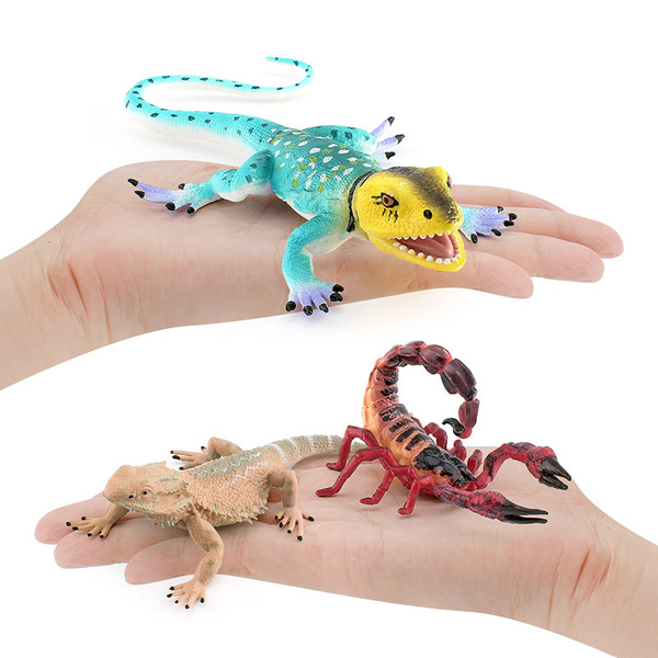 Simulated children's insect animal model chameleon scorpion lizard…