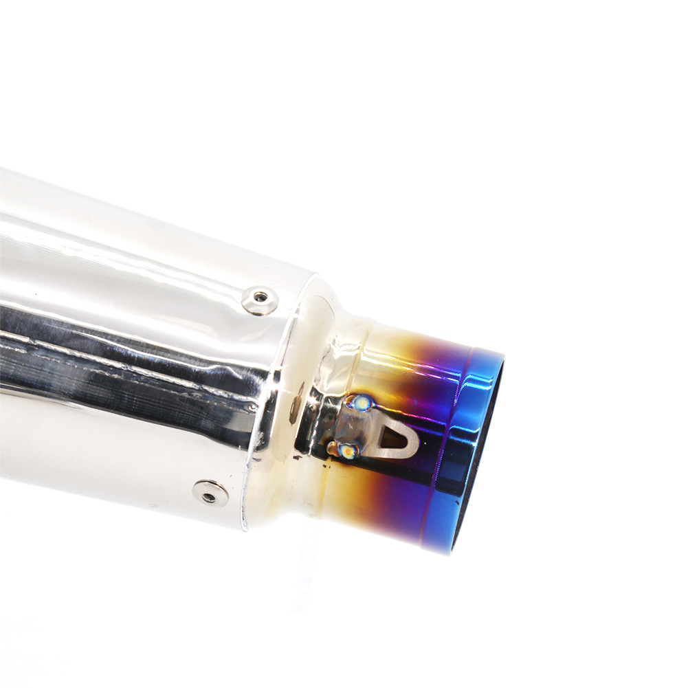 Shark Mouth over Exhaust Motorcycle Exhaust Pipe Suitable for Ninja 400/Z250/R6/R1/Cbr/Mt07/R3
