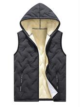T 74524 Fleece Hooded Vest Men ��ʿ��������� ŷ������羳