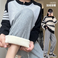 2025年新作 レディース スウェットパンツ 裏起毛 ゆったり レギンスパンツ 冬用 裏起毛 人気 着痩せ効果 小柄さん向け カジュアルパンツ