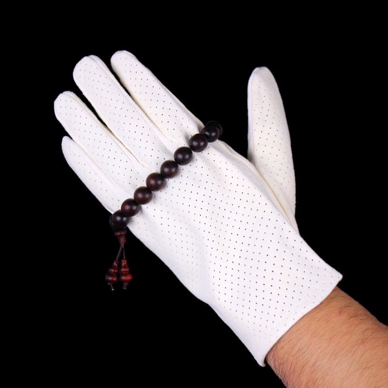 Wholesale new thick and breathable gloves, craft jewelry gloves, dust-proof protective etiquette white gloves, one piece wholesale