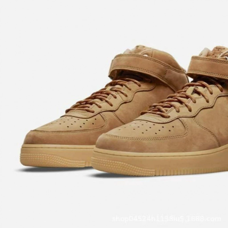 Низкие кеды Nike Air Force 1 (Nike Air Force 1), цвет wheat white, унисекс, размеры 36–45