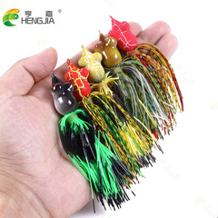 HENGJIA popular 9cm7g cross-border lure frog bait bionic lure plastic bait hard frog fake bait
