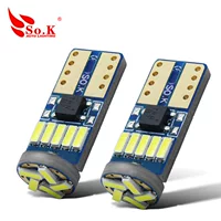 S O.K декодированный широкий свет t10 автомобильный светодиодный свет 4014 15smd canbus широкий свет w5w номерной светильник