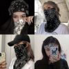Sunscreen face shield Neck protection Ear hanging Mask Riding Washcloth summer Thin section UV Veil
