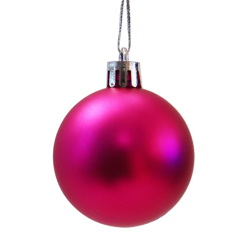 Venta al por mayor BOLA DE Navidad a granel pequeña bola ventana decoración de la boda galvanoplastia de plástico bola decorativa de Navidad 1,8-10cm