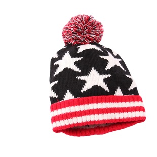 Manufacturers Supply All Kinds of High-Quality Warm Jacquard Knitted Hat Pentagram Pattern Jacquard Winter Ladies Knitted Hat