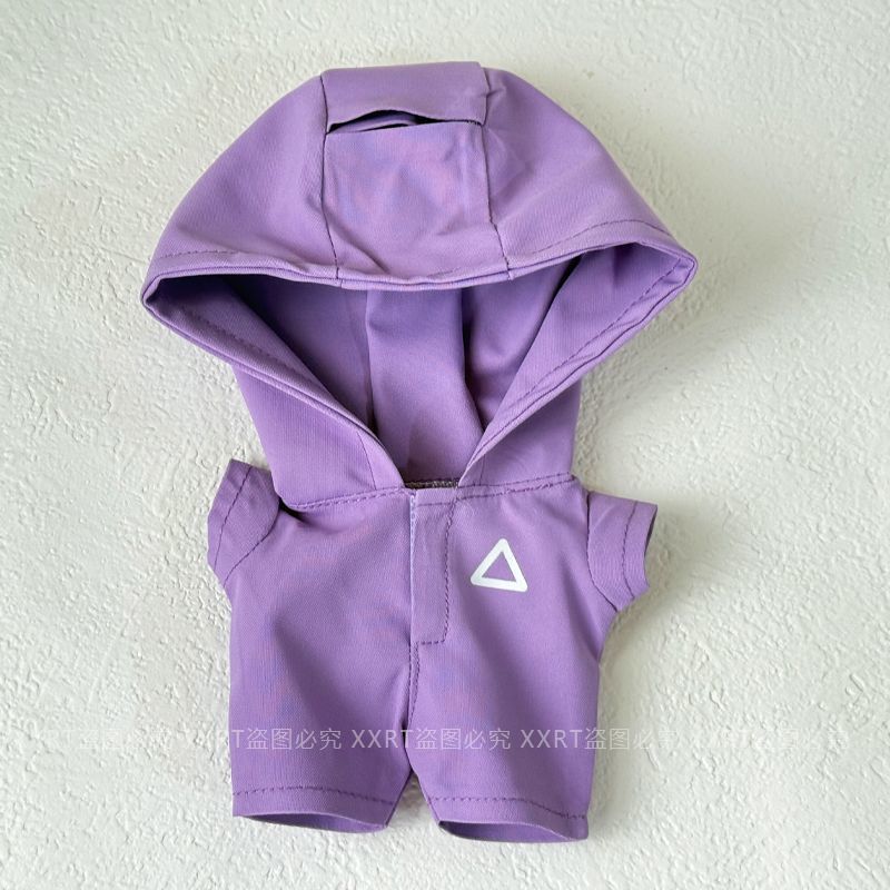 一二三代拉布布娃衣搪胶公仔一二三代labubu衣服潮流冲锋衣护目镜|undefined