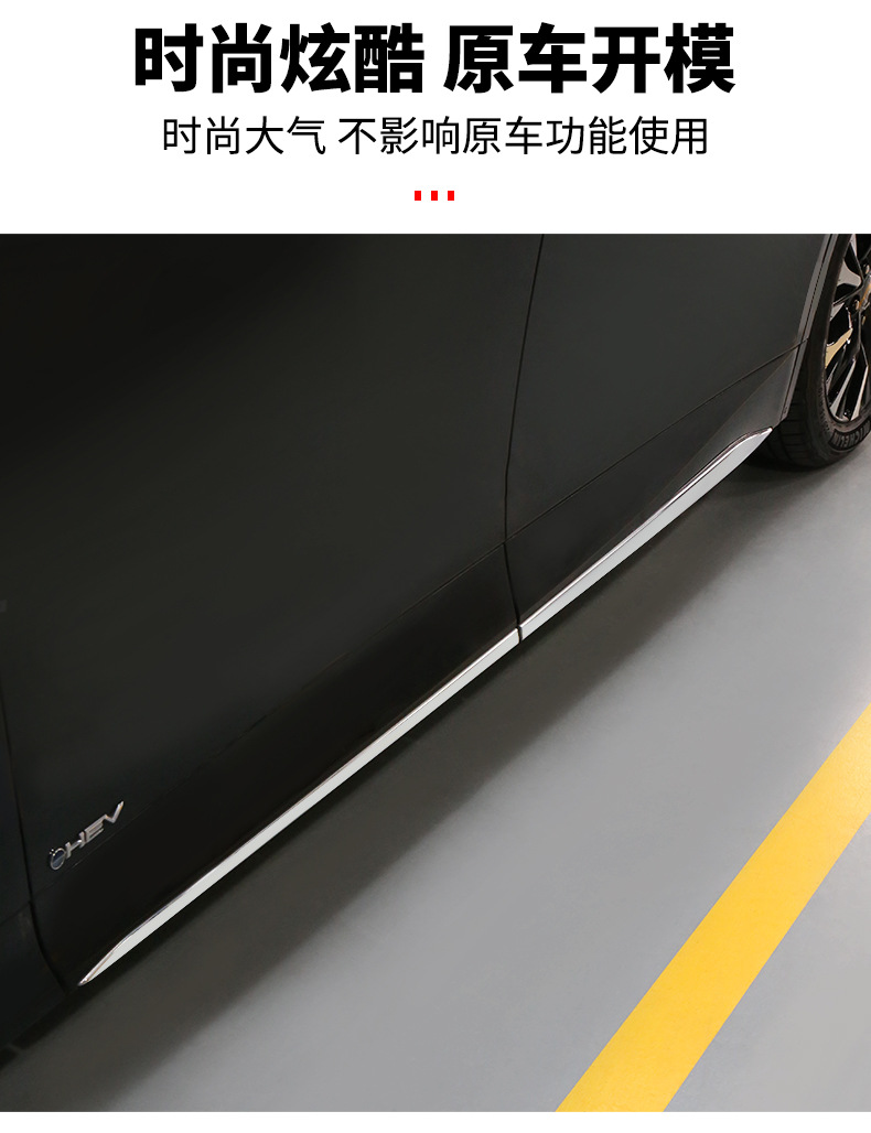 Applicable to 24 Toyota Erffa Body Trim WILFA 304 Stainless Steel Door Edge Erffa 40 Series Supplies