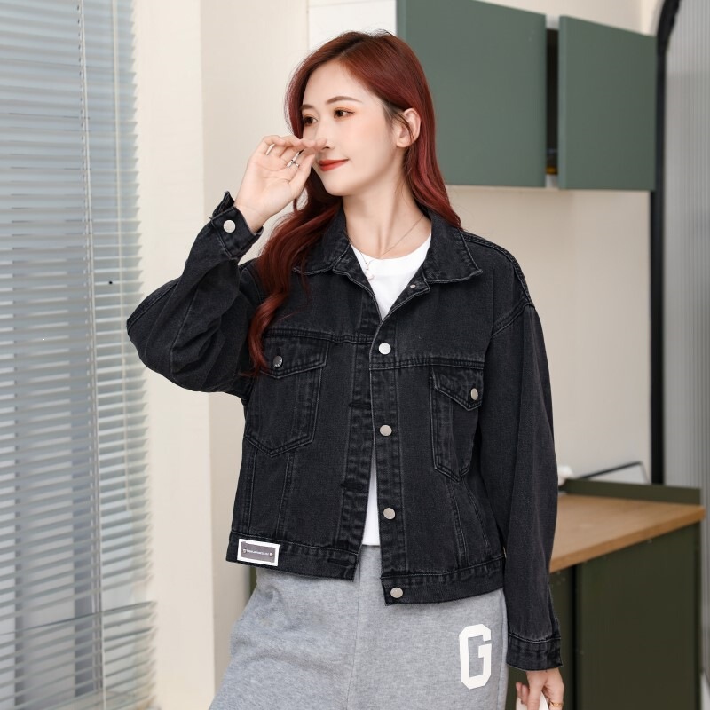 Real photos of women's denim jacket, niche design denim vest, loose denim jacket, Hong Kong style denim top, denim pants Real photos of women's denim jacket, niche design denim vest, loose denim jacket, Hong Kong style denim top, denim pants