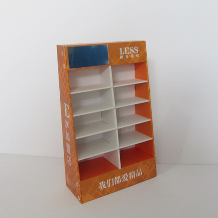 眼镜陈列盒桌面陈列盒PDQ便利店陈列架收银台陈列道具亚克力陈列