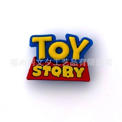 Cartoon Buzz Lightyear Hole Shoes Flower Slipper Shoe Clip Accessory Removable Installation DIY Decorations