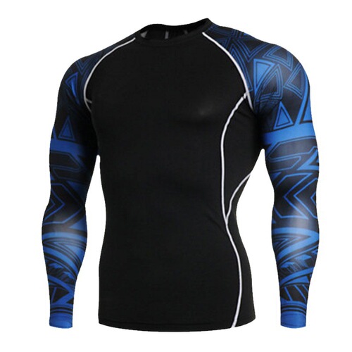 Fan Yi Source Factory High-End Men's Long Sleeve Swim Top Swimwear for Youth Professionals Cross-Border Men's Swimwear