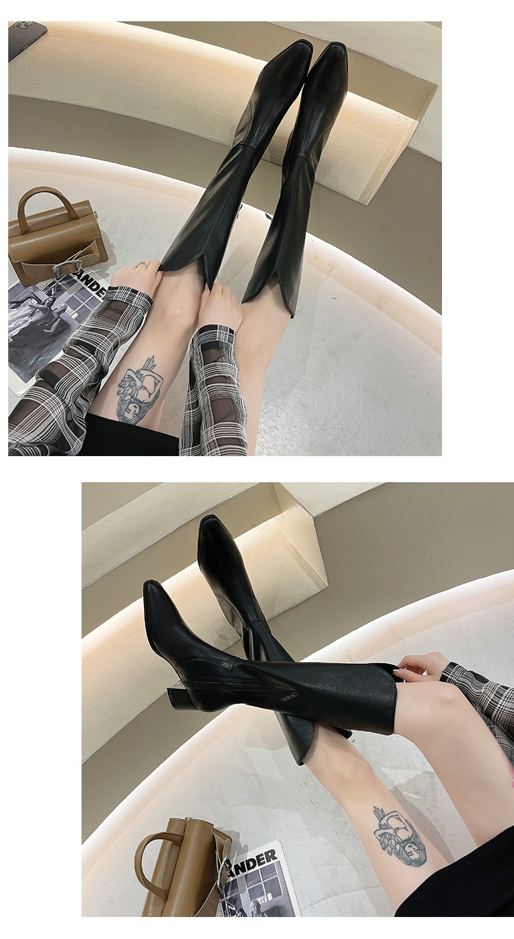 pointed toe knee boot wholesale women s clothing Nihaostyles NSZSC68471