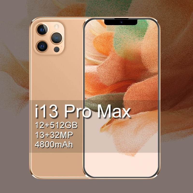 Смартфон i13 Pro Max (Intel Core i13), 6,7-дюймовый широкий экран, 12＋512 ГБ