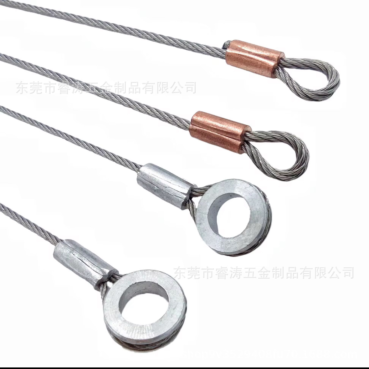 【】钢丝绳铝套物品防坠器电力机械农业作业配件不锈钢丝电力施工