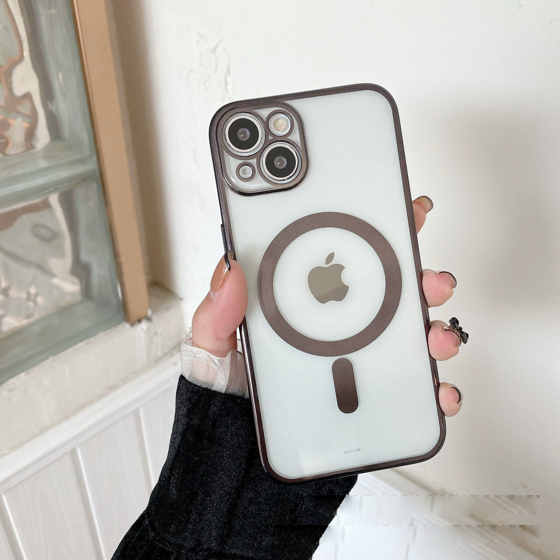 Apple, прозрачный совместимый защитный чехол, iPhone14, чехол для телефона, 14promax, 8plus