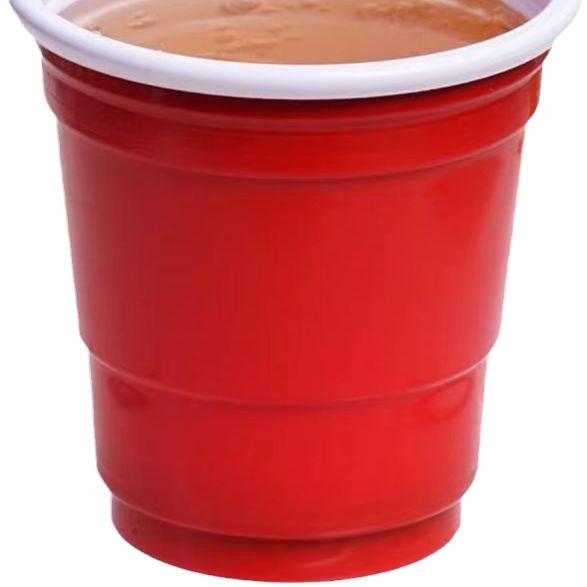 Una taza PS58ml2oz desechable de plástico de doble color Copa partido copa de vino tostada de la boda juego Taza taza de sacrificio
