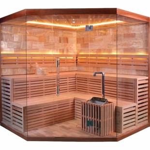 Manufacturers Supply Luxury Steam Sauna Room 6Kw Sauna Furnace 5 ~ 8 Person Indoor Wooden Sauna