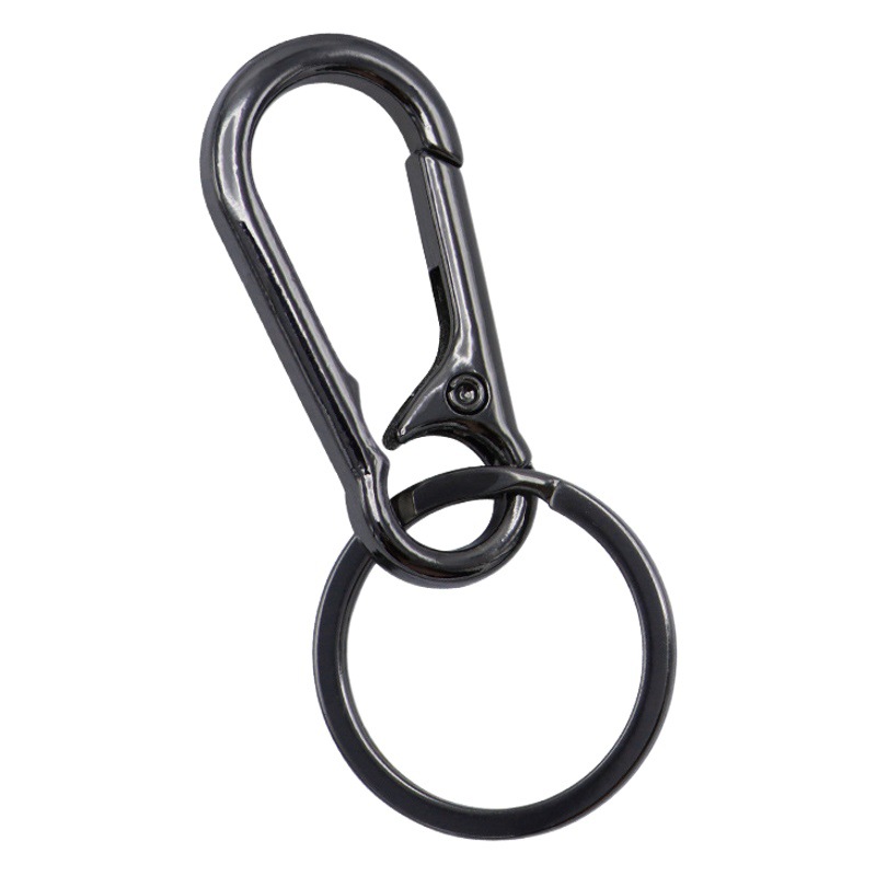 Llavero de la cintura de los hombres y las mujeres del coche llavero de metal pareja anti-perdido llavero personalidad simple de gama alta